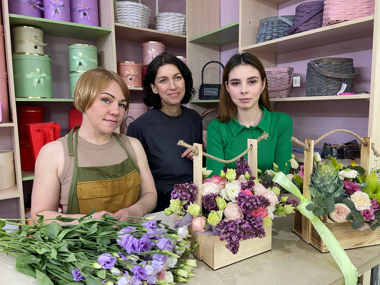 Изображение дружной команды Азбуки букетов