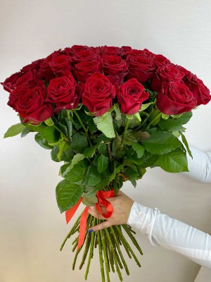 Букет «Роза красная (51 шт)»