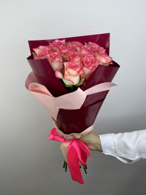 Букет «Розы Jumilia (15 роз 70 см)»