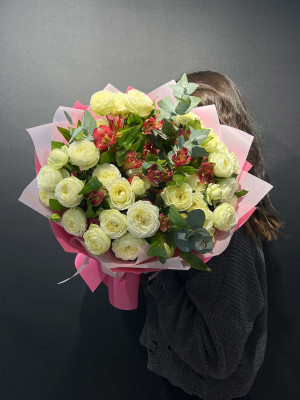 Букет «Закат в саду»