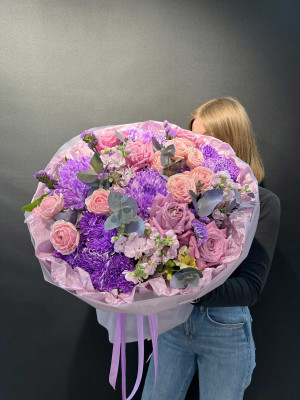 Букет «Фиалковый микс»