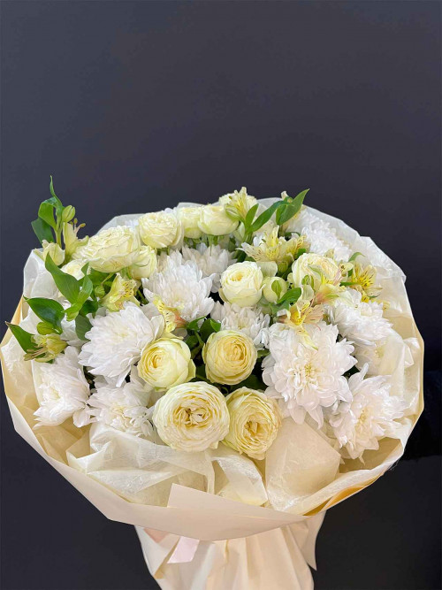 Букет «Ванильное небо»