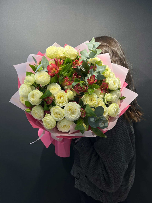 Букет «Закат в саду»