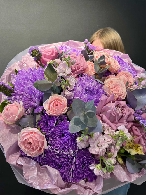 Букет «Фиалковый микс»