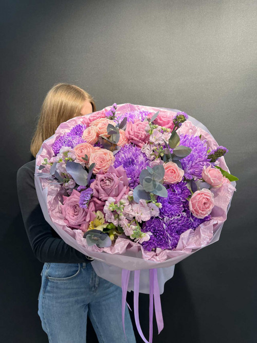 Букет «Фиалковый микс»