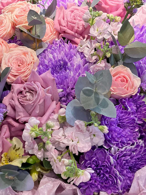 Букет «Фиалковый микс»