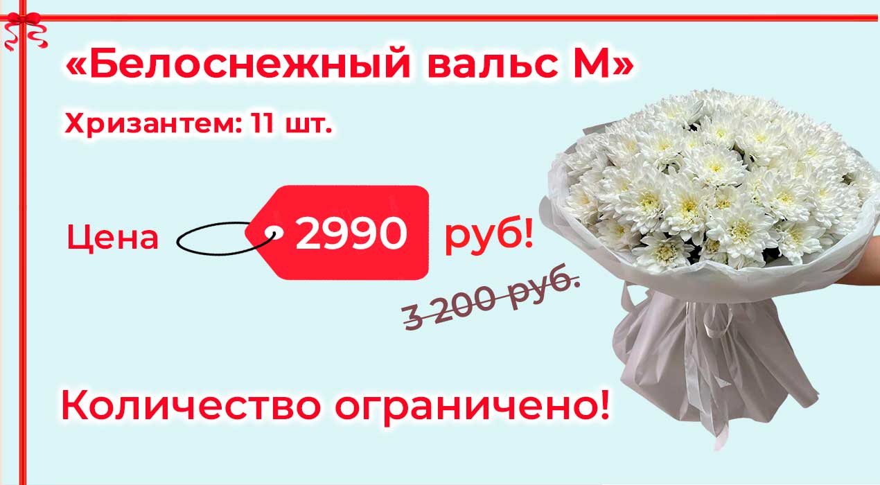 Акция 101 Белоснежный вальс M