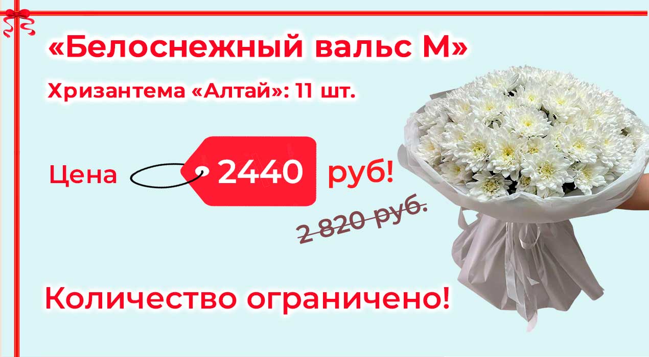 Акция 101 Белоснежный вальс M