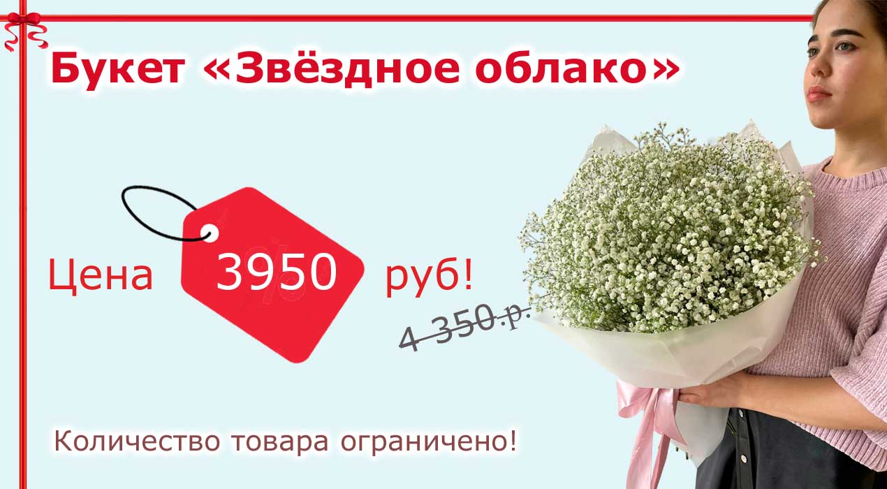 Акция 120 Букет «Звëздное облако»
